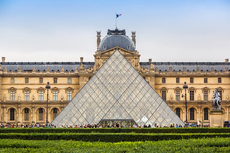 The Louvre museum in Paris