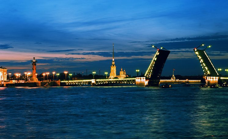 White nights of St.Petersburg.
