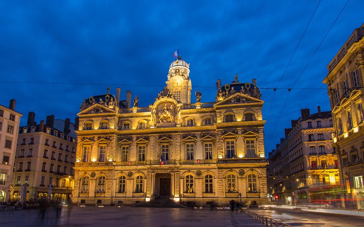 Hotel de ville (City hall) in Lyon, France