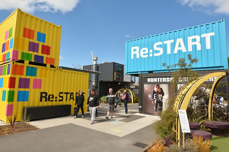 Re:START mall in Christchurch - New Zealand