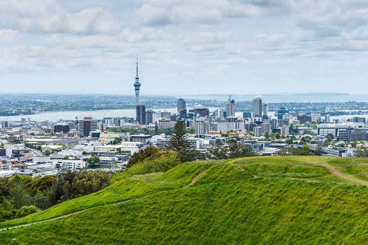 Auckland skyline from Mount Eden