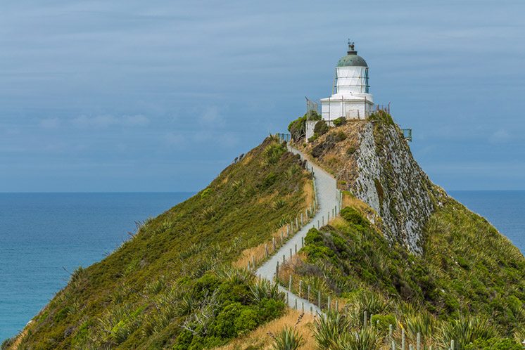 lighthouse at Nugget Point New Zealand
