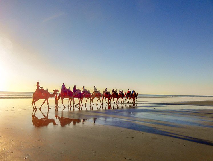 Camel Ride on Cable Beach, Broome, Western Australia