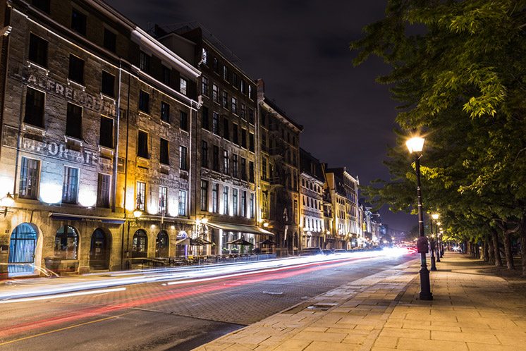 Old Montreal at Night