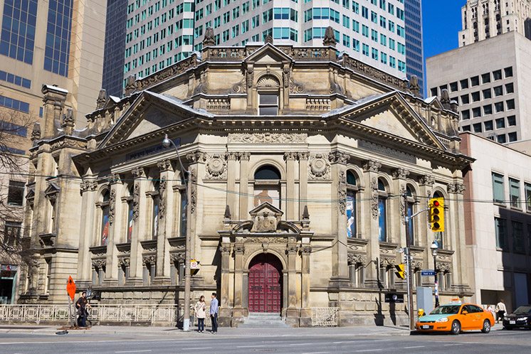 Hockey Hall of Fame Building in Toronto