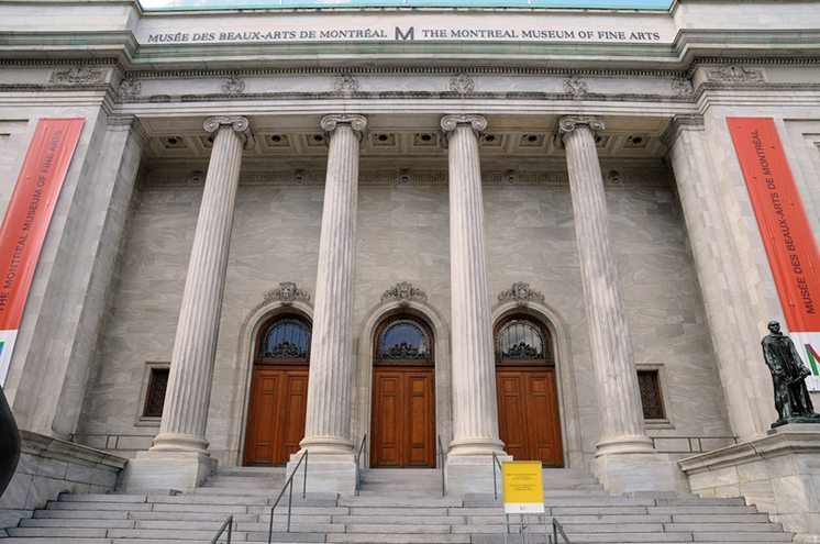 Quebec, fine arts museum in Montreal