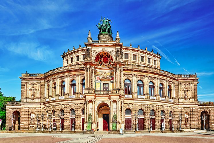 Semperoper is the opera house of the Sachsische Staatsoper Dresden (Saxon State Opera) and the concert hall of the Sachsische Staatskapelle Dresden.