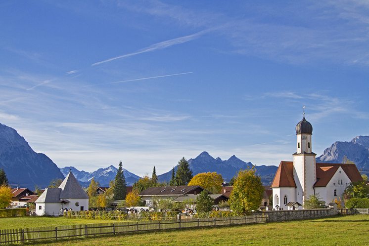 Wallgau in Upper Bavaria