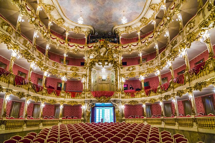 inside famous Munich Residence theater