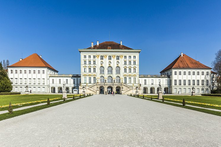 Nymphenburg castle grounds in Munich