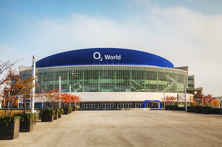 O2 World stadium in Berlin, Germany