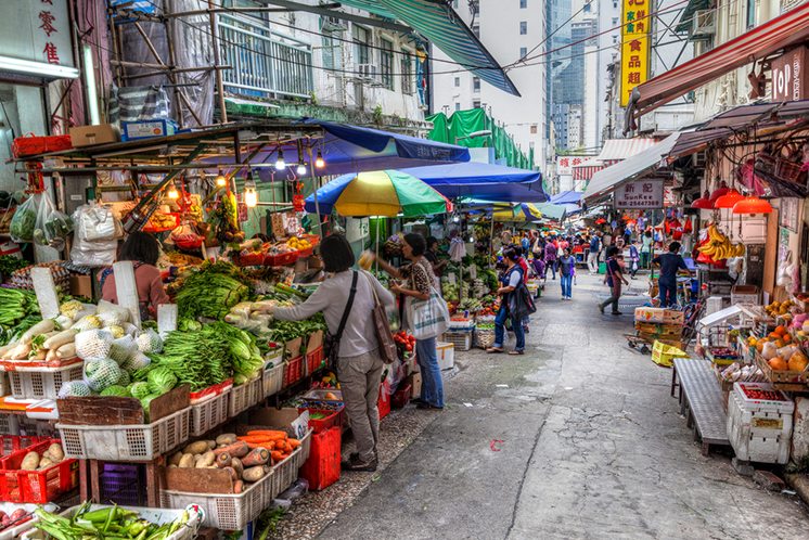Hong Kong Historic Landmark: Graham Street Wet Market