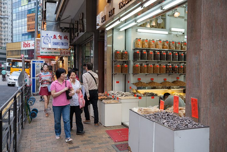 Store seafood in Hong Kong