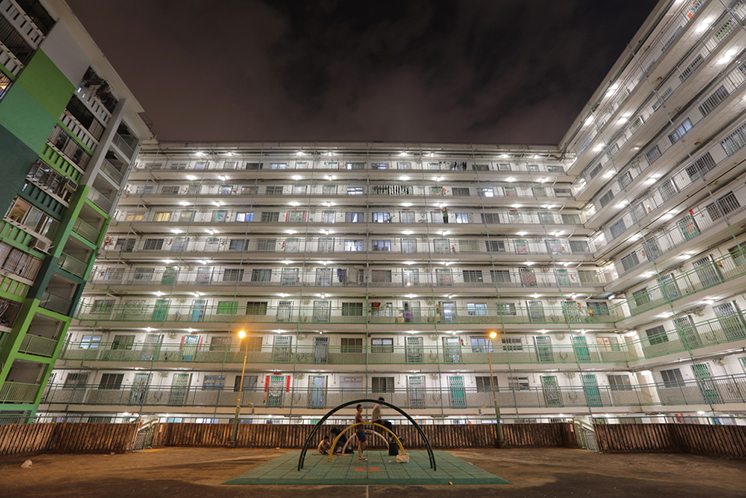 Night view of Nam Shan Estate