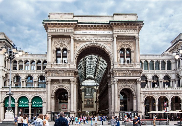 The Galleria Vittorio Emanuele II in Milan