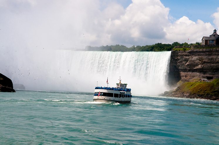 Beautiful Horseshoe Falls, Niagara Falls, Ontario, Canada