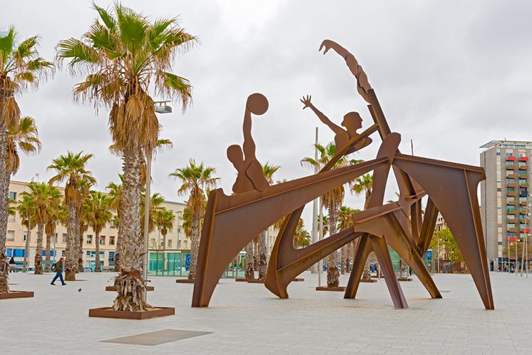 Olympic sulpture Barcelona, Spain
