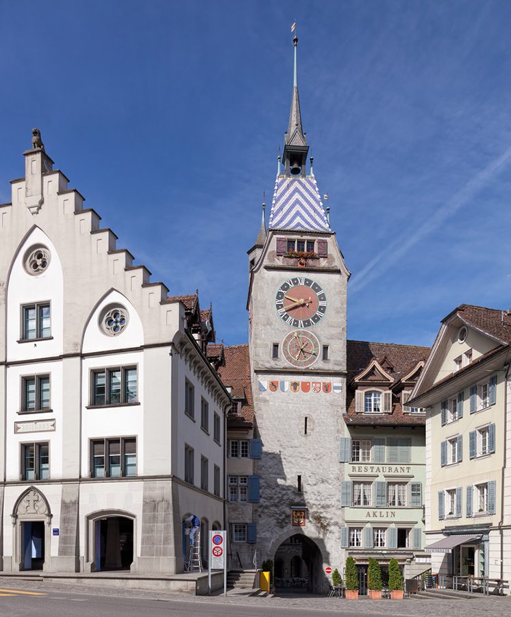Zytturm Clocktower in Zug city