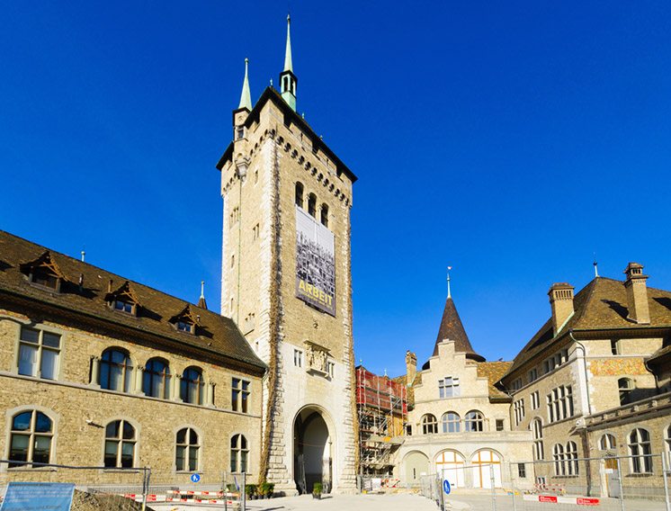 Swiss National Museum building in Zurich