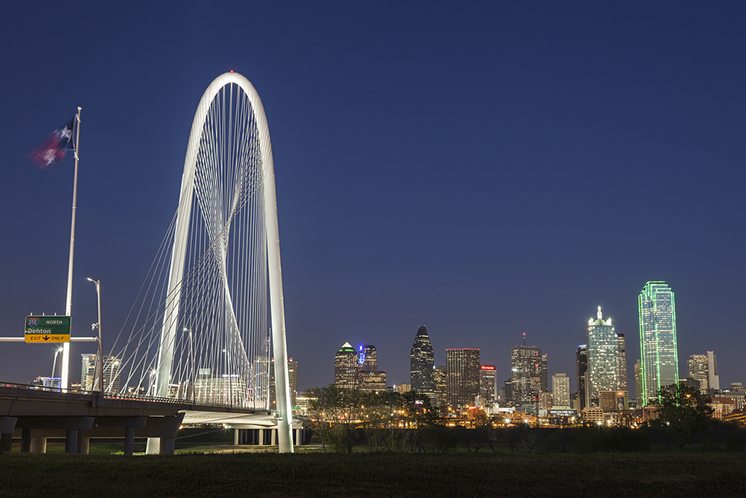 The Margaret Hunt Bridge, Dallas, Texas