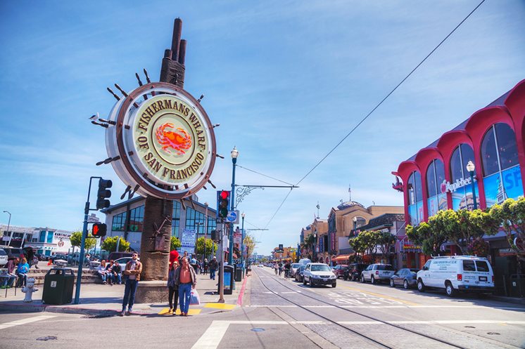 Famous Fisherman's Wharf of San Francisco