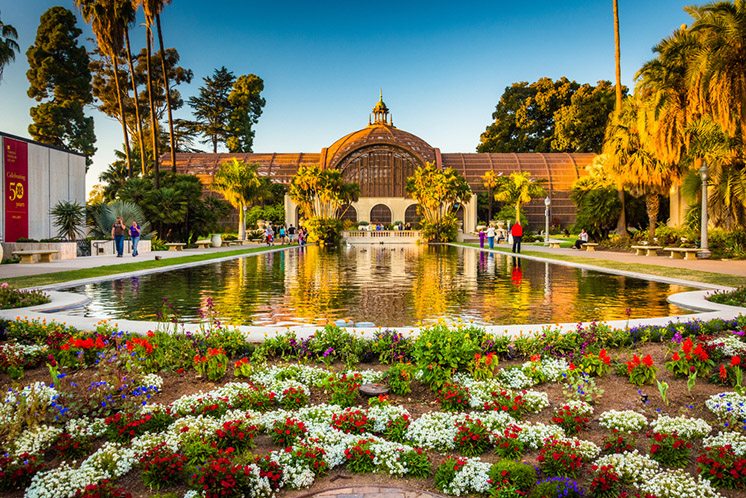 The Botanical Building and the Lily Pond, in Balboa Park, San Di